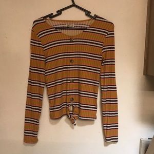 Striped One Step Up long sleeve shirt L(14-16)